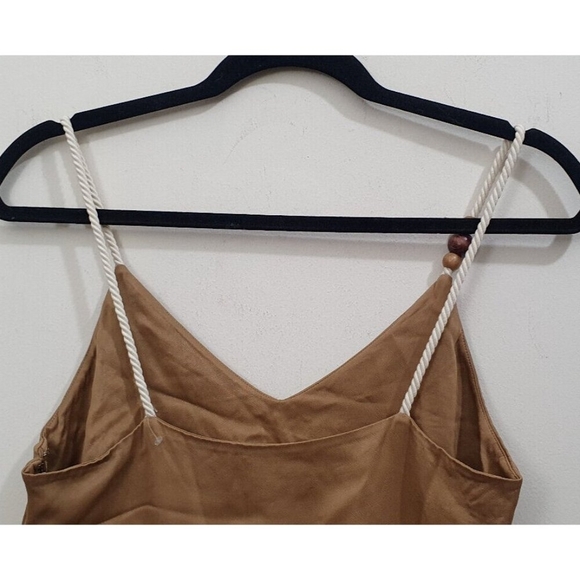 & OTHER STORIES Rope Strap Midi Slip Dress Size 6 - Picture 6 of 12